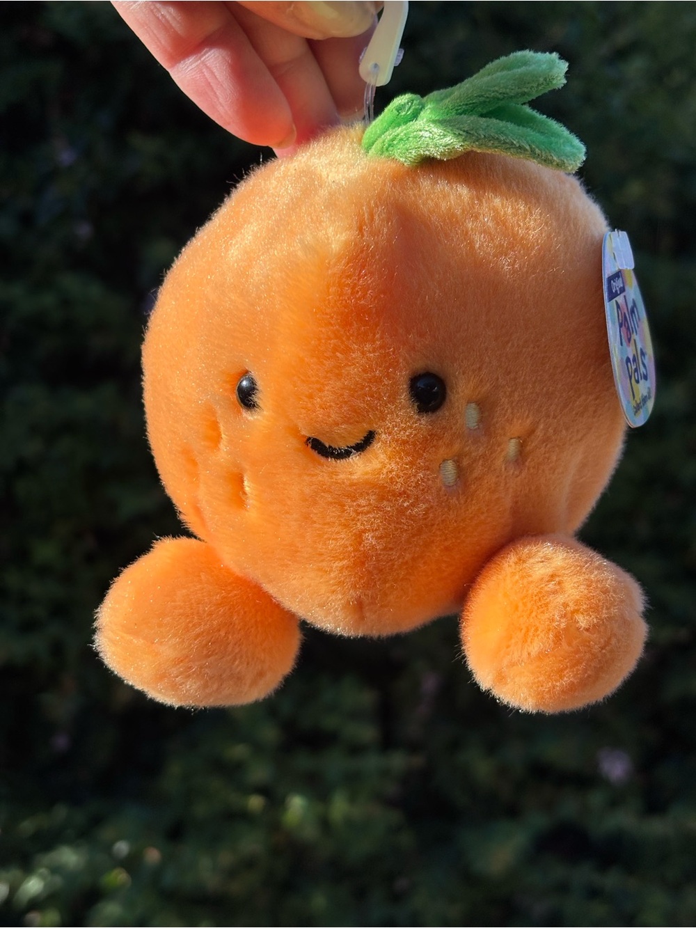 Aurora Palm Pals Tangie Orange Plush Stuffed Animal Food Fruit Mini Cute Toy 4"